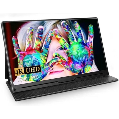 UPERFECT Portable Monitor - 4K - Beeldscherm - Monitor - Scherm - Draagbare monitor - 15.6" - 3840x2160UHD - HDMI & USB-C - Zwart