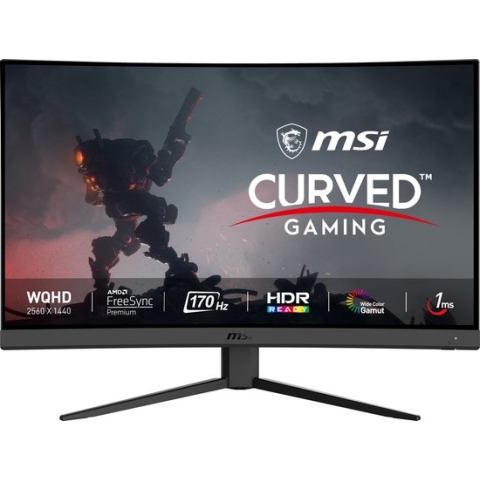 MSI G27CQ4 E2 - QHD Curved Gaming Monitor - 170Hz - 27 Inch