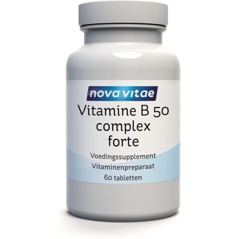Nova Vitae - Vitamine B50 - Complex Forte - 60 tabletten