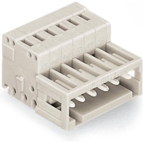 WAGO 734-304 Male header (standaard) 2140 Totaal aantal polen: 4 Rastermaat: 3.50 mm Inhoud: 100 stuk(s)