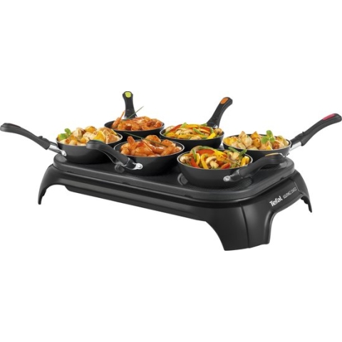 Tefal Wokparty Duo PY5828 - Gourmetstel - 6 personen