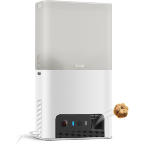 Petcube - Voerautomaat voor Hond & Kat - Treat Dispenser - 1080p Full HD Camera met Nachtvisie - WiFi & App - IP Camera