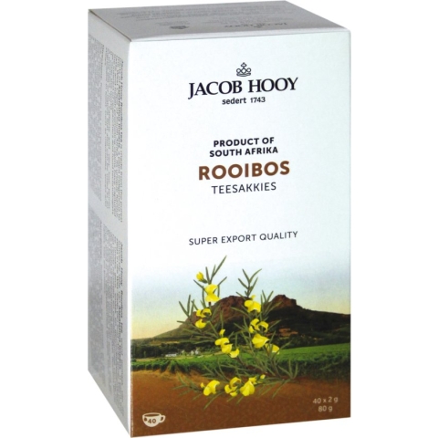 Jacob Hooy Rooibos Theezakjes 40 stuks