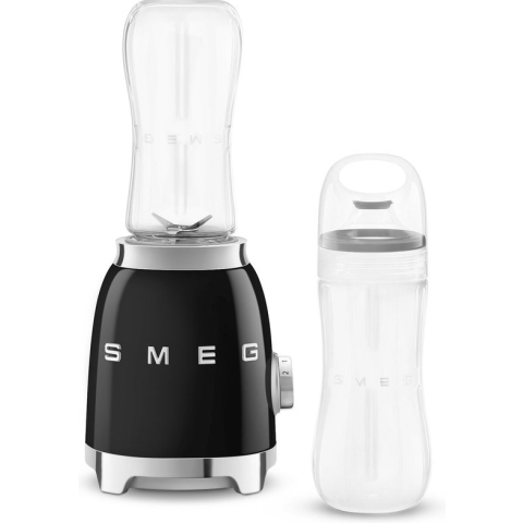 SMEG PBF01BLEU - Personal blender - Zwart - 600 ml - 300W - Jaren '50
