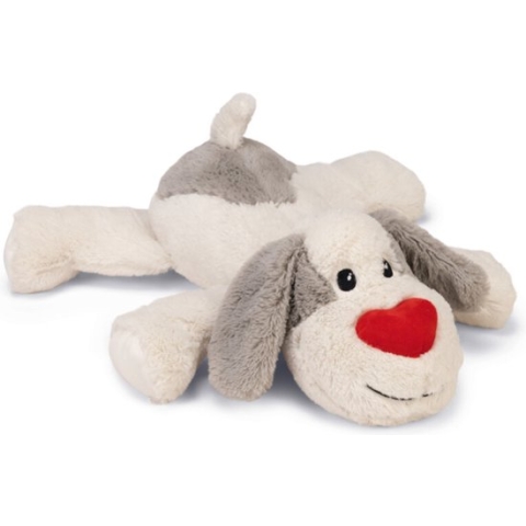 Beeztees XL-Knuffel Ties - Hondenspeelgoed - Pluche - Wit - 48x46x11 cm