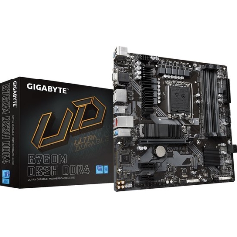 GIGABYTE B760M DS3H DDR4 - LGA 1700 Intel Moederbord - Intel B760
