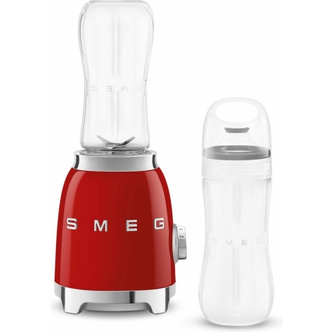SMEG PBF01RDEU - Personal blender - Rood - 600 ml - 300W - Jaren '50