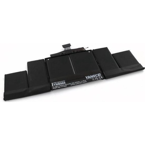 Yanec Laptop Accu voor Apple Macbook Pro Retina A1398