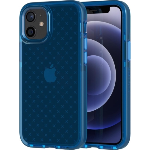 Tech21 Evo Check hoesje voor iPhone 12 mini - Classic Blue