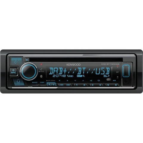 Kenwood KDC-BT740DAB autoradio - Multicolor