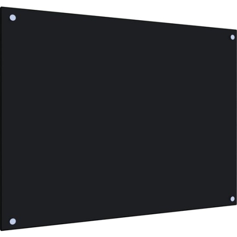 vidaXL-Spatscherm-keuken-80x60-cm-gehard-glas-zwart