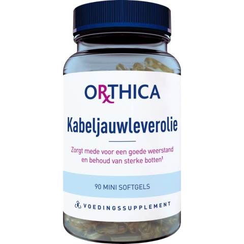 Orthica Kabeljauwleverolie 90 softgel capsules