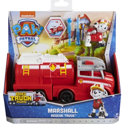 PAW Patrol Big Truck Pups - Marshall - Transformerende speelgoedauto