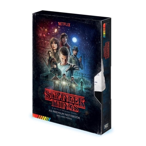 Stranger Things - VHS Seizoen 1 - A5 Premium Notebook