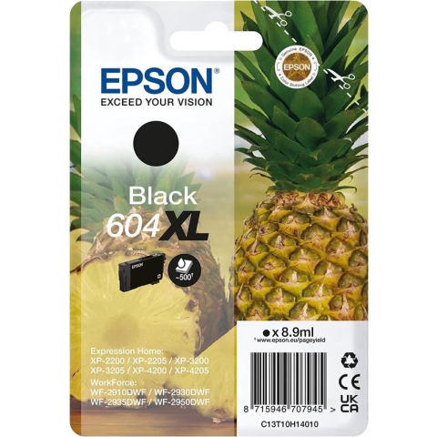 Original Ink Cartridge Epson 604 XL Black