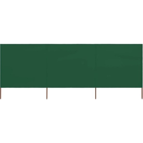 vidaXL-Windscherm-3-panelen-400x80-cm-stof-groen