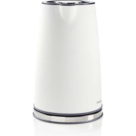 Waterkoker - 1.7 l - Soft-Touch - Wit - 360 graden draaibaar - Verborgen verwarmingselement - Strix-controller - Droogkookbeveiliging