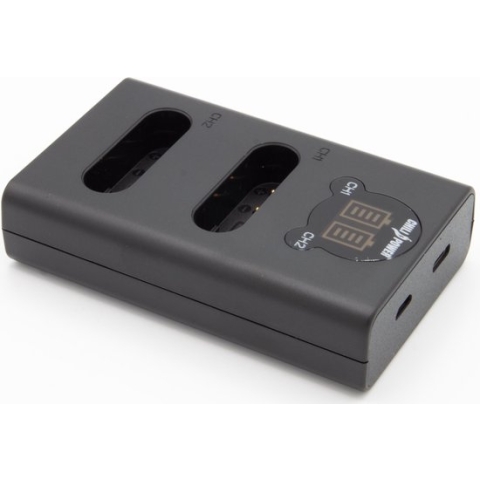 ChiliPower Nikon EN-EL23 dubbellader voor 2 camera accu's (tegelijk)