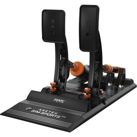 Asetek SimSports Forte Sim Racing Pedals, Brake/Throttle
