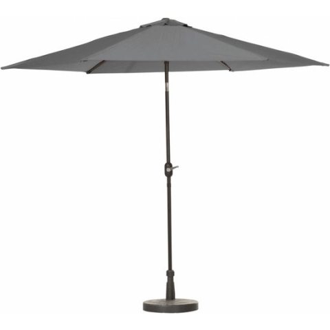 Madison - Parasol Tenerife Round Grey - 300cm - Grijs