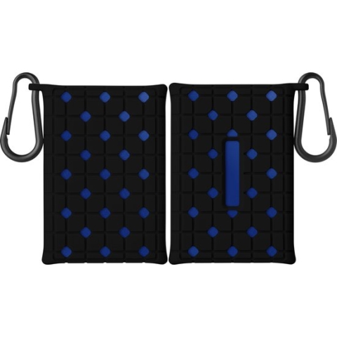 kwmobile case voor harde schijf - geschikt voor Samsung T7 Portable SSD - SSD-cover van silicone - In zwart