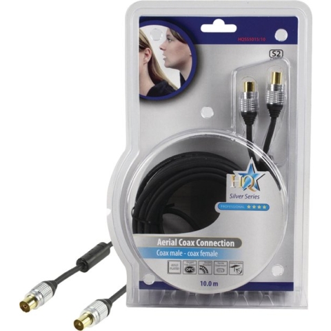 HQ Hoge Kwaliteit Coax Kabel 10.0 M
