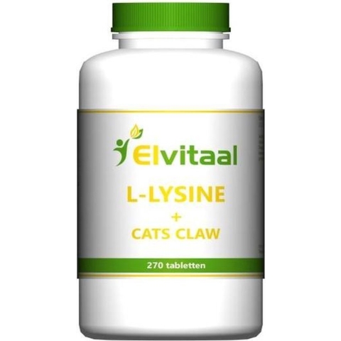 How2behealthy  - L-Lysine + Cats Claw - 270 tabletten