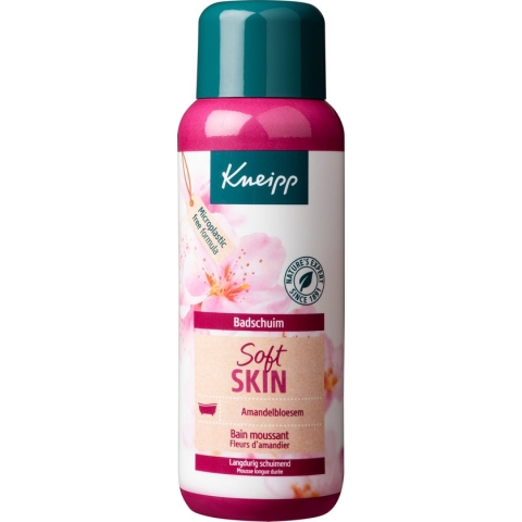 Kneipp Soft Skin - Badschuim - Amandelbloesem - Vegan - Voor de droge en gevoelige huid - 1 st - 400 ml