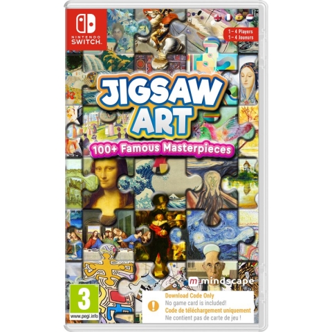 Jigsaw Art: 100+ Famous Masterpieces - Switch (Code in a Box)
