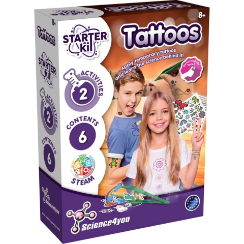 Science4you Starter Kit Tattoos