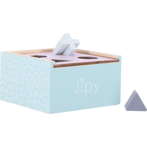 Jipy Houten Vormenstoof Paars-Blauw