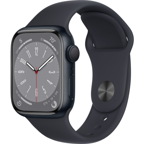 Apple Watch Series 8 41mm Midnight Aluminium Midnight Sportband