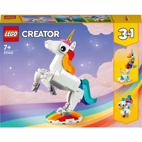 LEGO Creator 3in1 Magische Eenhoorn Speelgoed Set - 31140