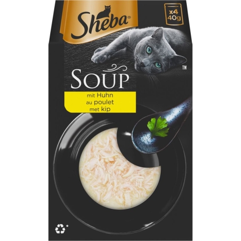Sheba Soup Kip 4 x 40 gr