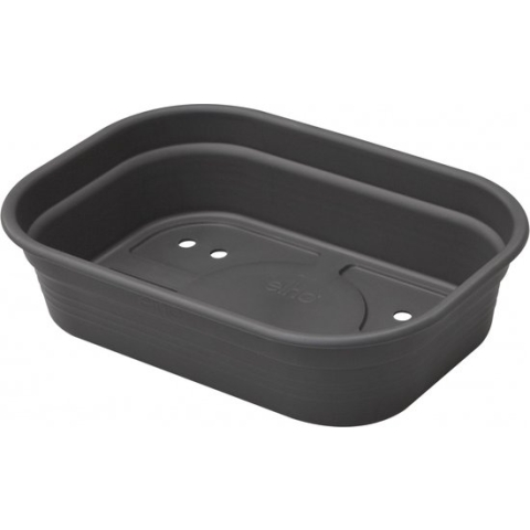 Elho Green Basics Kweektray 24 - Accessoires voor Binnenbuitenkweken En Oogstenaccessoires - Ø 24.0 x H 6.0 cm - Zwart/Living Black