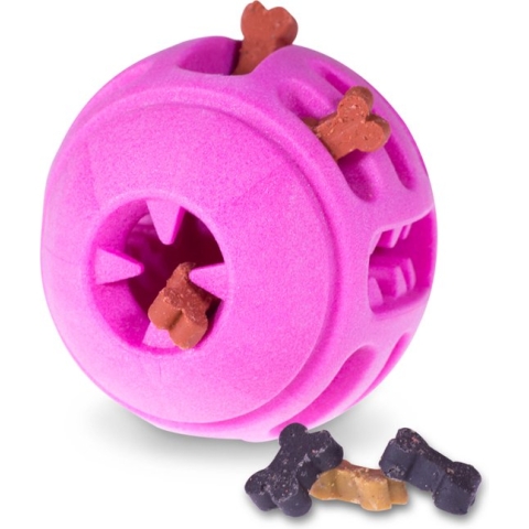 VADIGRAN TPR Ballon - 8 cm - Rood - voor honden