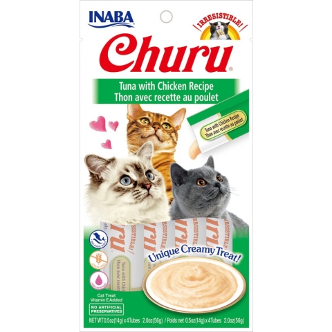 Inaba - Churu Tuna Chicken Kattensnack.