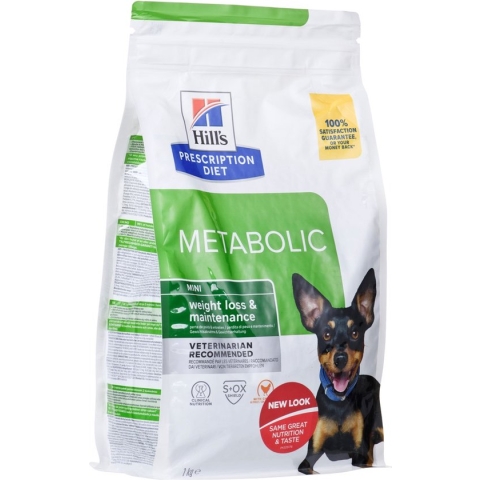 HILL'S PRESCRIPTION DIET Canine Metabolic Mini Droog hondenvoer Kip 1 kg