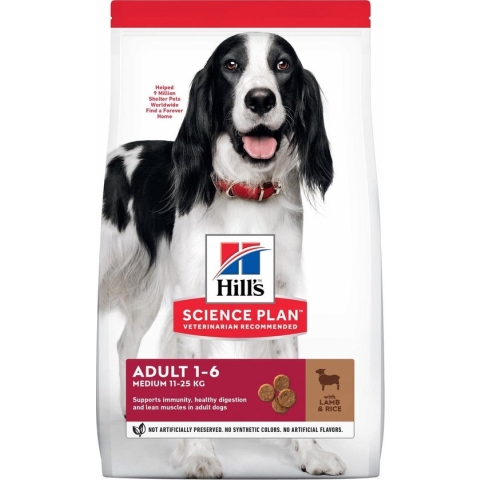 Hill's Canine Adult Medium Lam&Rijst - Hondenvoer - 2.5 kg