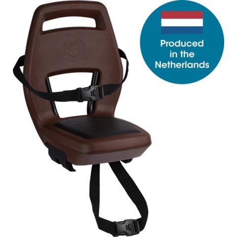 Qibbel 6+ Junior Fietsstoeltje Achter - Bruin