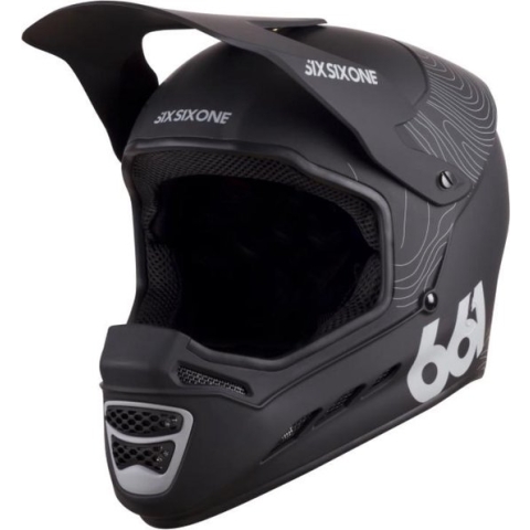 SixSixOne | RESET Helm Contour Black | maat XL