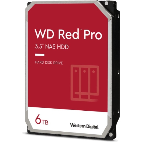 Western Digital WD Red Pro - Interne Harde Schijf 3.5" - NAS - 6 TB