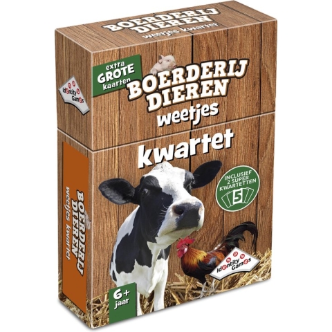 Boerderijdieren Weetjes Kwartet