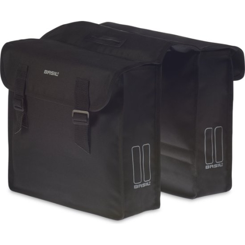 Basil Mara Dubbele fietstas - Zwart - 26 Liter