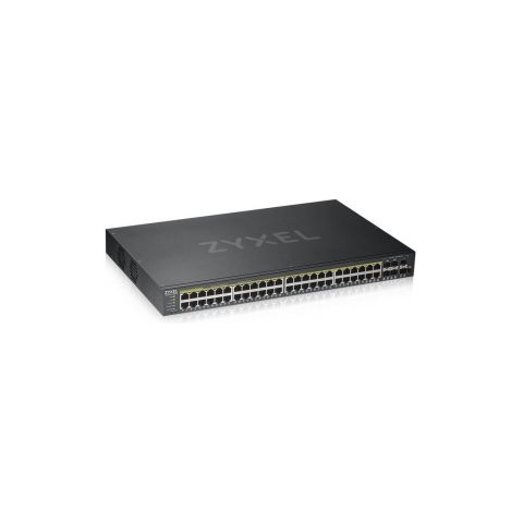 ZyXEL GS1920-48HPV2 Managed Gigabit Ethernet (10/100/1000) Zwart Power over Ethernet (PoE)