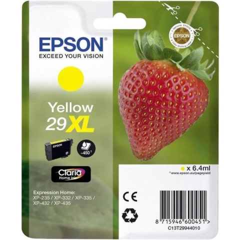 Epson - C13T29944010 / C13T29944012 - 29XL - Inktcartridge geel