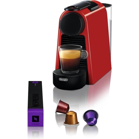 De'Longhi Essenza Mini EN 85.R - Koffiecupmachine - Zwart/rood