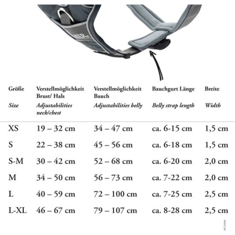 Hondentuigje Hunter Divo 45-56 cm Bruin S