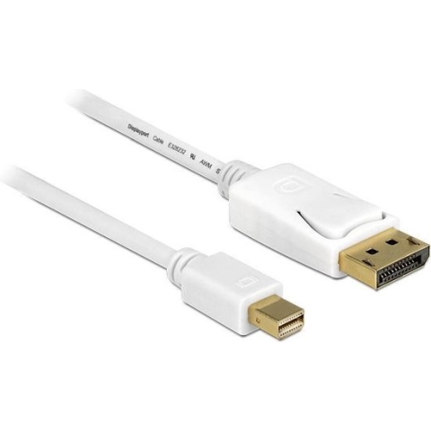 Mini DisplayPort - DisplayPort kabel - versie 1.2 (4K 60 Hz) / wit - 3 meter