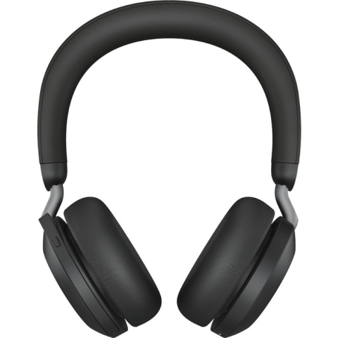 Jabra Evolve2 75 usb-a MS Teams met oplaadhouder (Zwart)
